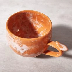 Jino Ceramic Studio Bird Handle Cup – Mandarin