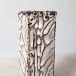 Jino Ceramic Studio Living Rectangular Vase – Plumb Blossom 8 Jino Ceramic Studio Living Rectangular Vase – Plumb Blossom