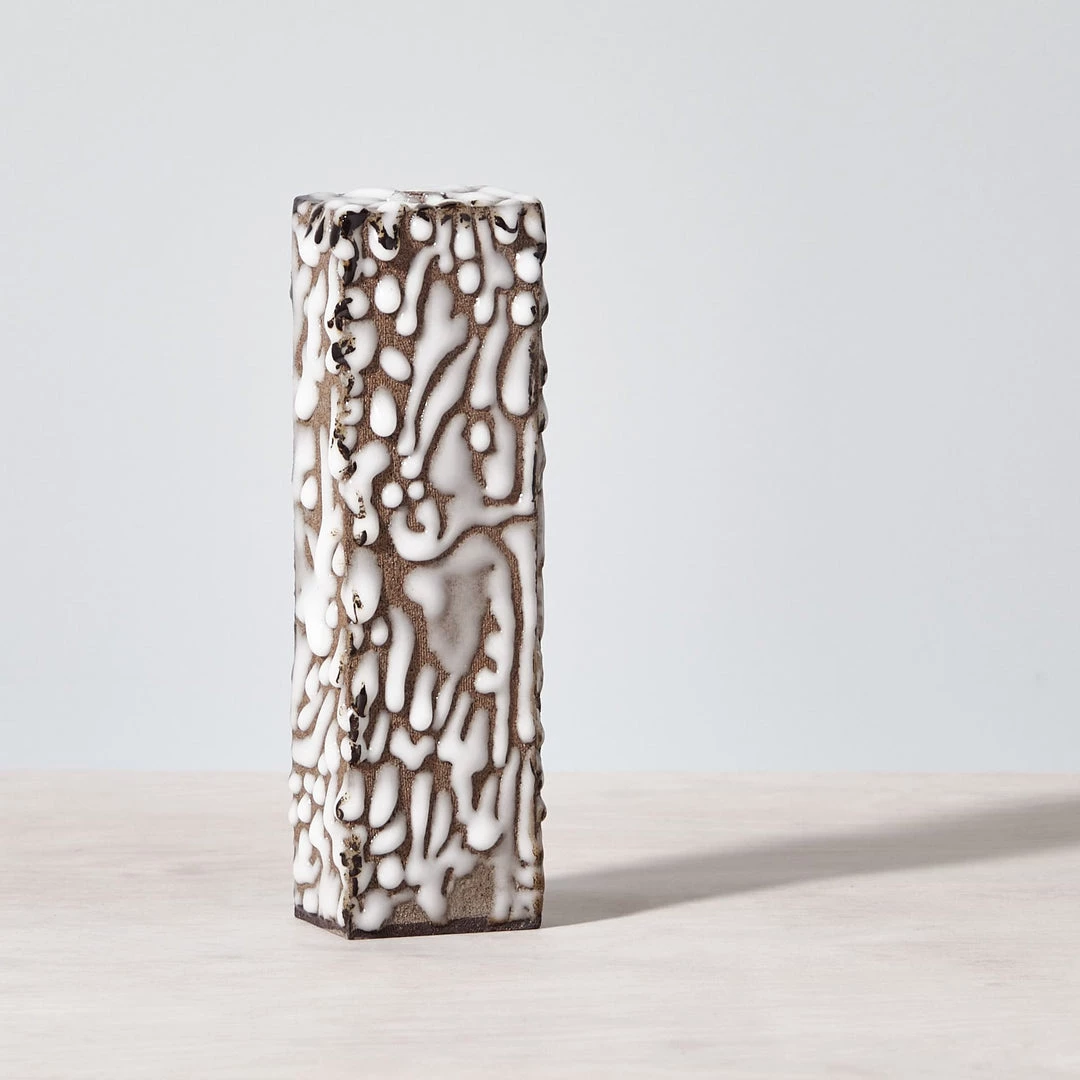 Jino Ceramic Studio Living Rectangular Vase – Plumb Blossom 5 Jino Ceramic Studio Living Rectangular Vase – Plumb Blossom