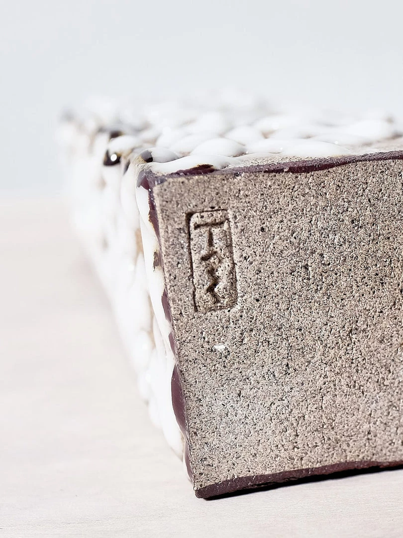 Jino Ceramic Studio Living Rectangular Vase – Plumb Blossom 3 Jino Ceramic Studio Living Rectangular Vase – Plumb Blossom