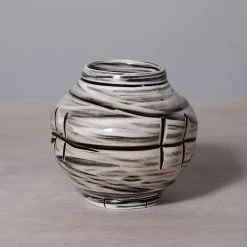 Jino Ceramic Studio Guiyal Brushed Moon Jar Living