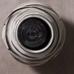 Jino Ceramic Studio Guiyal Brushed Moon Jar Living