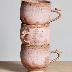 Jino Ceramic Studio Bird Handle Cup – Rhubarb