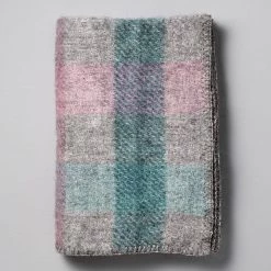 Klippan Gotland Wool Baby Throw – Pastel Plaid