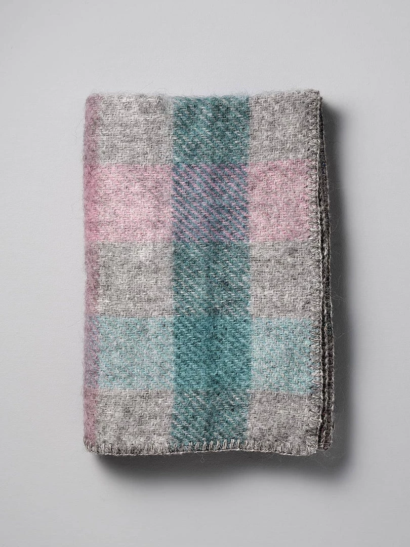Klippan Gotland Wool Baby Throw – Pastel Plaid 1 Klippan Gotland Wool Baby Throw – Pastel Plaid