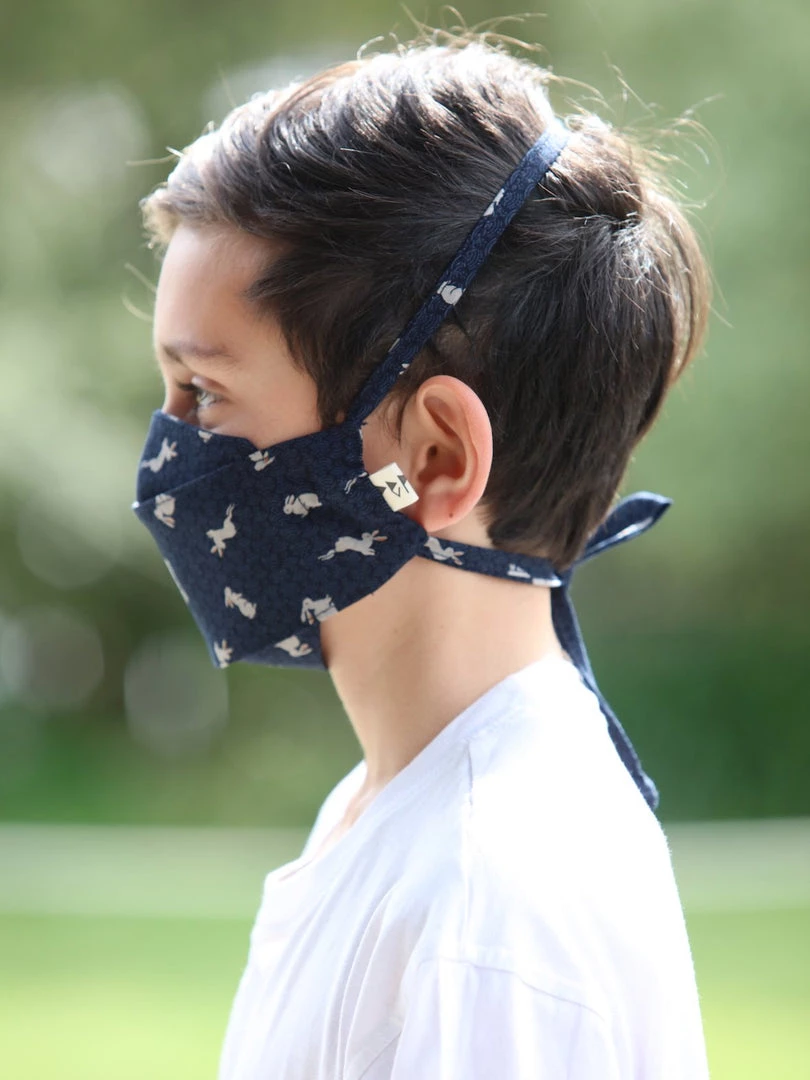 Peppin Kids Face Mask - Japanese Print 3 Peppin Kids Face Mask - Japanese Print