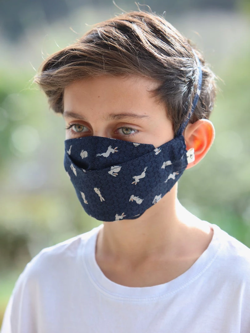 Peppin Kids Face Mask - Japanese Print 2 Peppin Kids Face Mask - Japanese Print