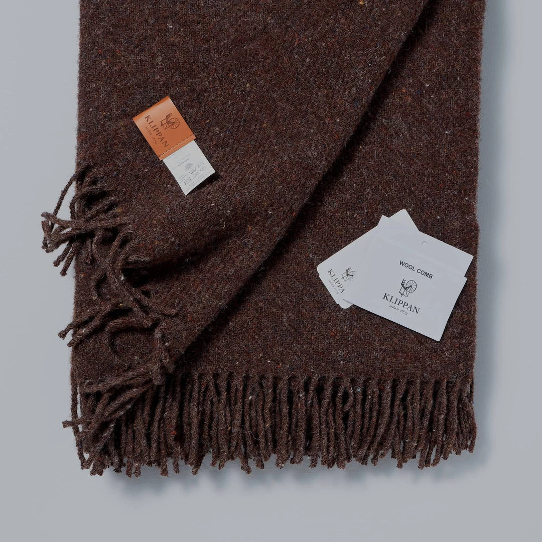 Klippan Living Earth Blanket – Brown 2 Klippan Living Earth Blanket – Brown