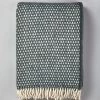 Klippan Knut Woven Wool Throw - Balsam Green Living