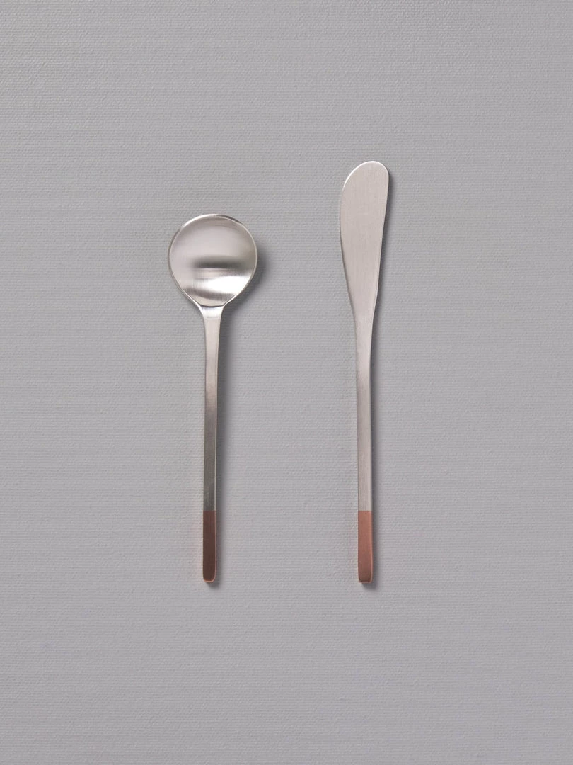 Kobo Aizawa Kitchen+Table Copper And Stainless Steel Teaspoon 5 Kobo Aizawa Kitchen+Table Copper And Stainless Steel Teaspoon