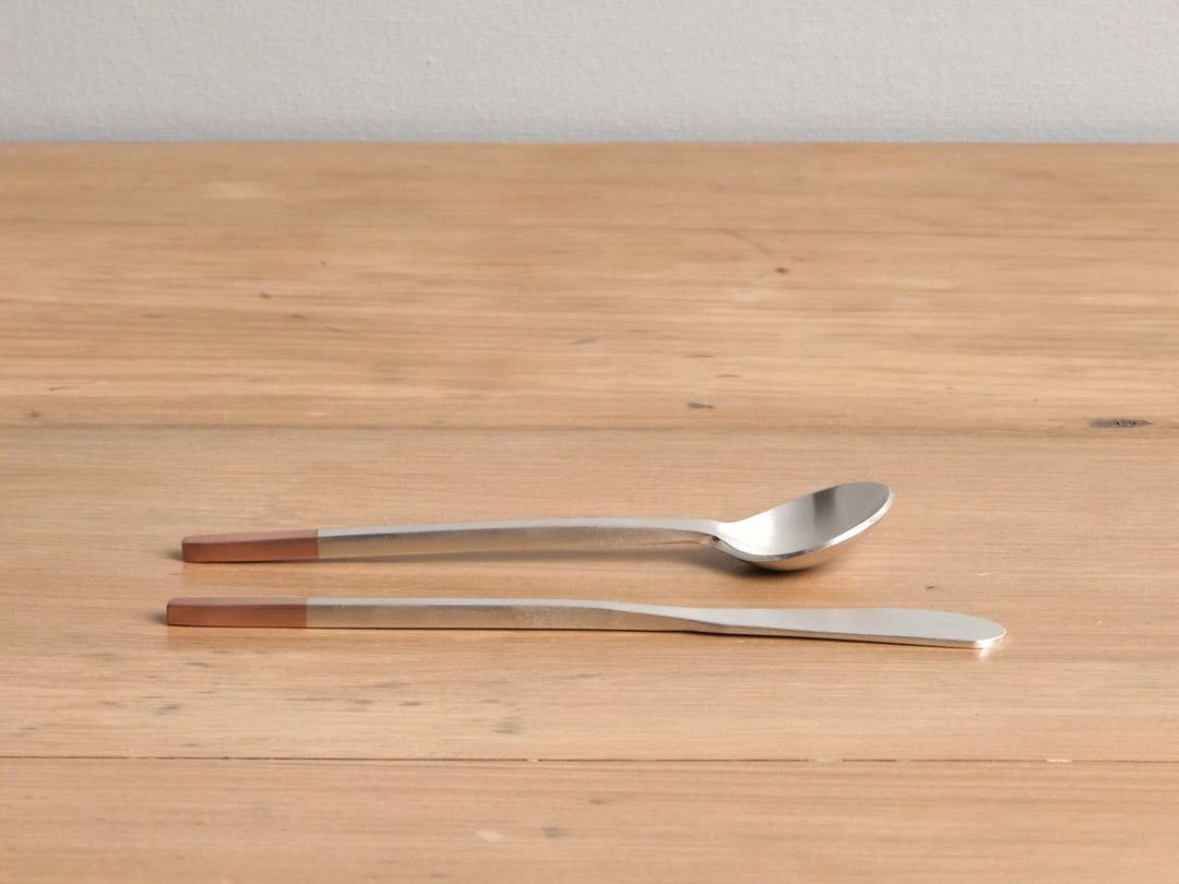 Kobo Aizawa Kitchen+Table Copper And Stainless Steel Teaspoon 3 Kobo Aizawa Kitchen+Table Copper And Stainless Steel Teaspoon