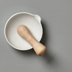 Koizumi Studio Living Mortar & Pestle - Shitaku Series