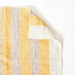 Kontex Linen Tea Towel – Yellow Or Navy Kitchen+Table