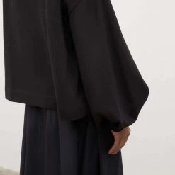 Kowtow EOS Sale* Bow Print Sweater - Black 10 Kowtow EOS Sale* Bow Print Sweater - Black