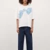 Kowtow Bow Tee - White