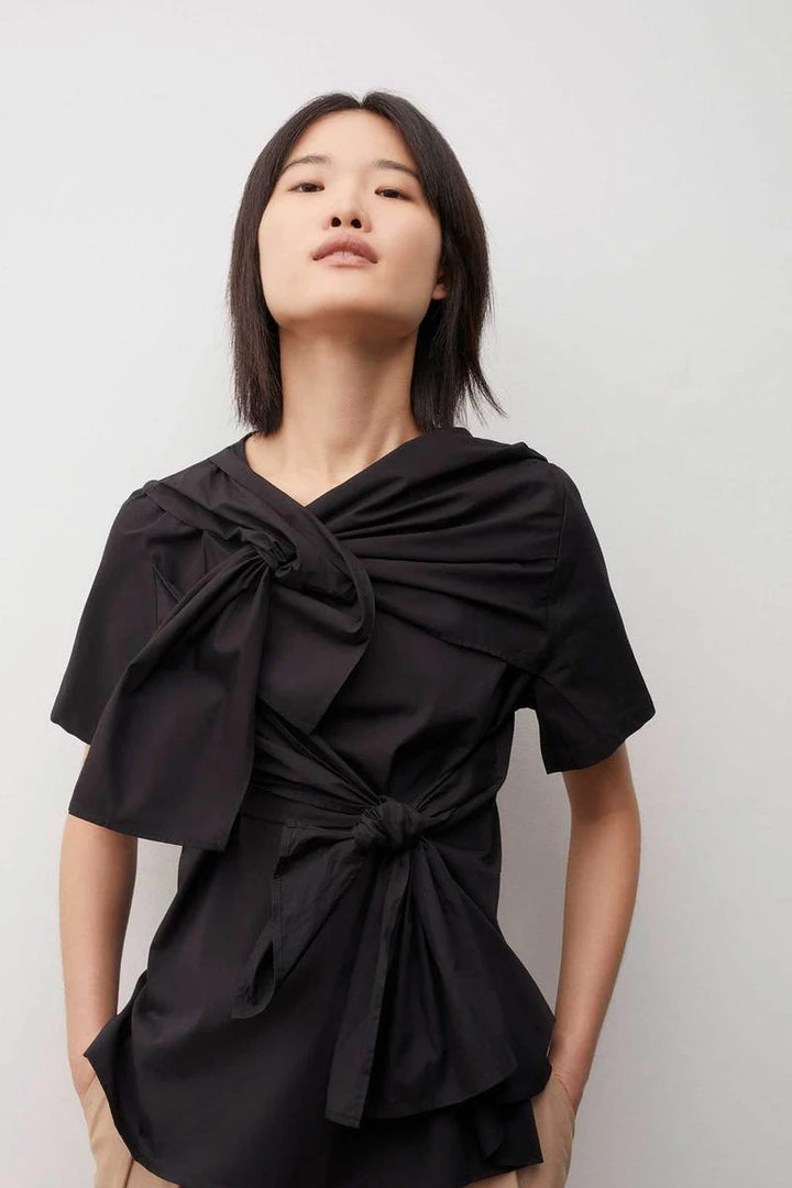 Kowtow Bow Top - Black EOS Sale* 3 Kowtow Bow Top - Black EOS Sale*