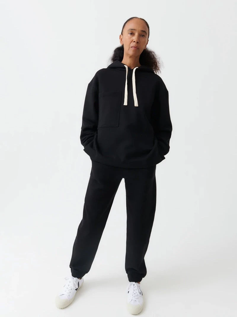 Kowtow Boxy Hoodie – Black 3 Kowtow Boxy Hoodie – Black