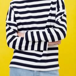 Kowtow Breton Sweater - Navy Stripe EOS Sale* 8 Kowtow Breton Sweater - Navy Stripe EOS Sale*
