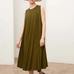 Kowtow EOS Sale* Circle Dress – Khaki