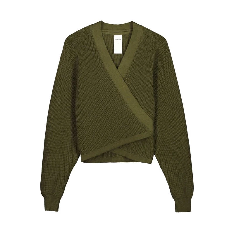 Kowtow EOS Sale* Composure Cardigan – Khaki 7 Kowtow EOS Sale* Composure Cardigan – Khaki