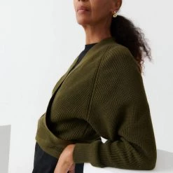 Kowtow EOS Sale* Composure Cardigan – Khaki