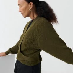 Kowtow EOS Sale* Composure Cardigan – Khaki 10 Kowtow EOS Sale* Composure Cardigan – Khaki