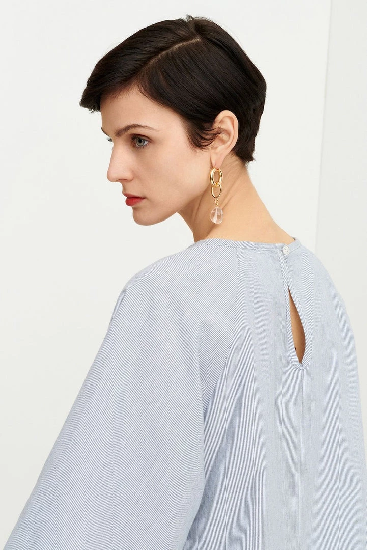 Kowtow Constance Top - Stripe EOS Sale* 3 Kowtow Constance Top - Stripe EOS Sale*