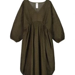 Kowtow EOS Sale* Dahlia Dress – Khaki