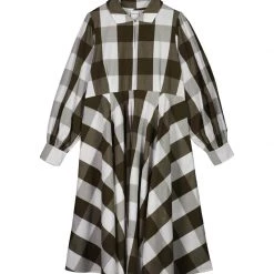 Kowtow EOS Sale* Ella Dress – Khaki Check 13 Kowtow EOS Sale* Ella Dress – Khaki Check