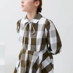 Kowtow EOS Sale* Ella Dress – Khaki Check 10 Kowtow EOS Sale* Ella Dress – Khaki Check
