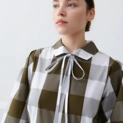 Kowtow EOS Sale* Ella Dress – Khaki Check 12 Kowtow EOS Sale* Ella Dress – Khaki Check