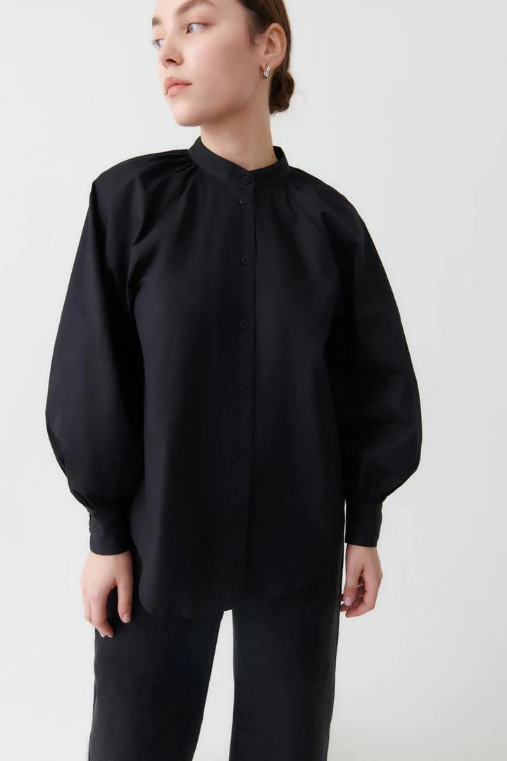 Kowtow Ella Shirt - Black EOS Sale* 3 Kowtow Ella Shirt - Black EOS Sale*