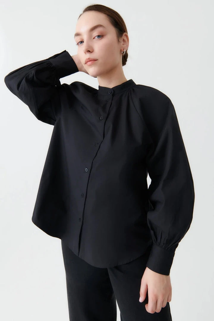 Kowtow Ella Shirt - Black EOS Sale* 4 Kowtow Ella Shirt - Black EOS Sale*
