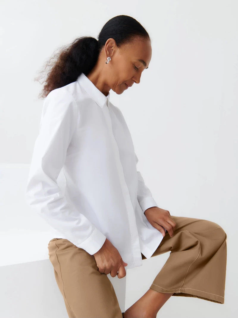 Kowtow Everyday Shirt – White 4 Kowtow Everyday Shirt – White