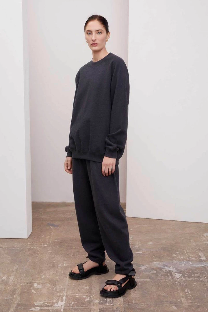 Kowtow Unisex Everyday Crew – Charcoal Marle 2 Kowtow Unisex Everyday Crew – Charcoal Marle