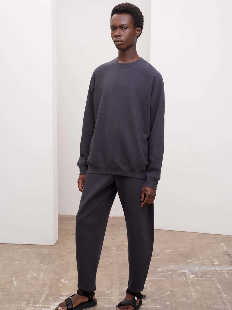 Kowtow Unisex Everyday Crew – Charcoal Marle 1 Kowtow Unisex Everyday Crew – Charcoal Marle
