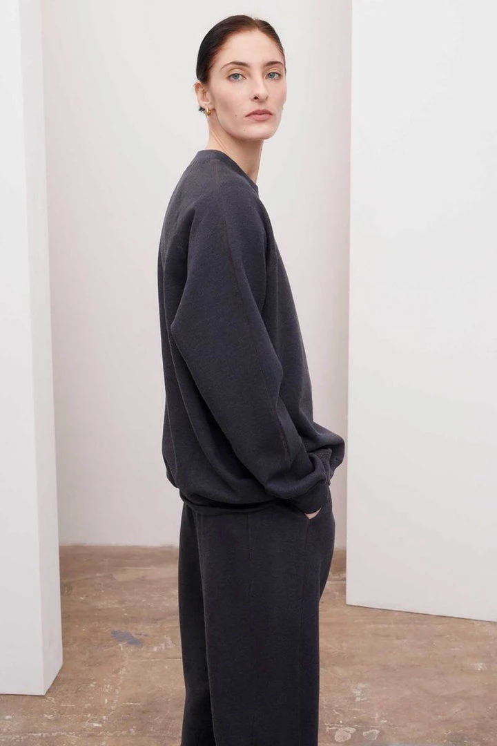 Kowtow Unisex Everyday Crew – Charcoal Marle 6 Kowtow Unisex Everyday Crew – Charcoal Marle