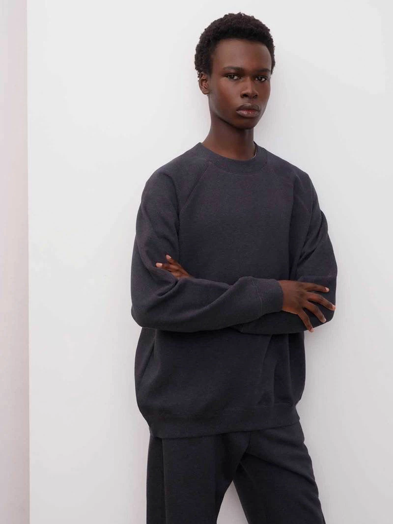 Kowtow Unisex Everyday Crew – Charcoal Marle 3 Kowtow Unisex Everyday Crew – Charcoal Marle