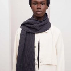 Kowtow EOS Sale* Unisex Fisherman Scarf - Charcoal Marle