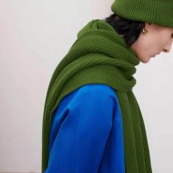 Kowtow Unisex Fisherman Scarf - Grass EOS Sale* 12 Kowtow Unisex Fisherman Scarf - Grass EOS Sale*