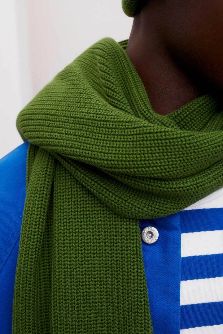Kowtow Unisex Fisherman Scarf - Grass EOS Sale* 6 Kowtow Unisex Fisherman Scarf - Grass EOS Sale*