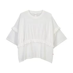 Kowtow Frill Boxy Top – White EOS Sale* 9 Kowtow Frill Boxy Top – White EOS Sale*