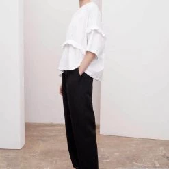 Kowtow Frill Boxy Top – White EOS Sale* 7 Kowtow Frill Boxy Top – White EOS Sale*