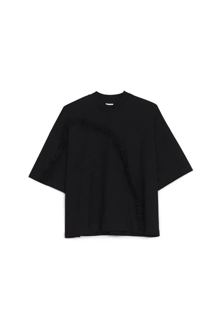 Kowtow Frill Tee - Black EOS Sale* 6 Kowtow Frill Tee - Black EOS Sale*