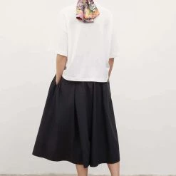 Kowtow Frill Tee - White EOS Sale* 10 Kowtow Frill Tee - White EOS Sale*