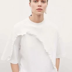 Kowtow Frill Tee - White EOS Sale* 8 Kowtow Frill Tee - White EOS Sale*