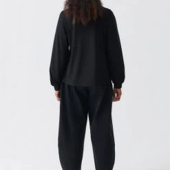 Kowtow Full Sleeve Top - Black EOS Sale*