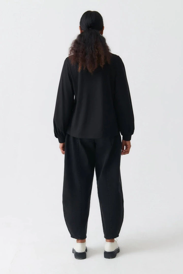 Kowtow Full Sleeve Top - Black EOS Sale* 2 Kowtow Full Sleeve Top - Black EOS Sale*
