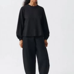 Kowtow Full Sleeve Top - Black EOS Sale*