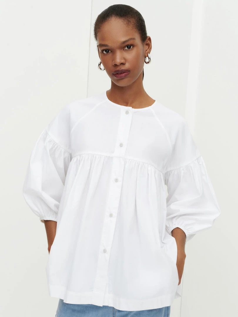 Kowtow EOS Sale* Ida Top - White 1 Kowtow EOS Sale* Ida Top - White